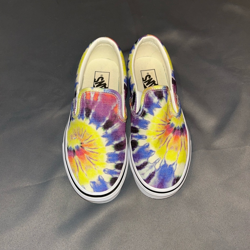 Vans Colorful Tie-Dye Slip-On Sneakers